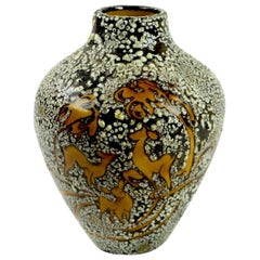 Französische Art déco-Vase, möglicherweise Jean Besnard, Primavera