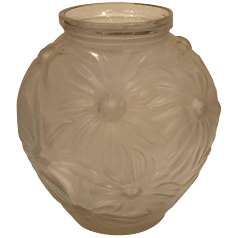 French Art Deco Vase Signed Etling