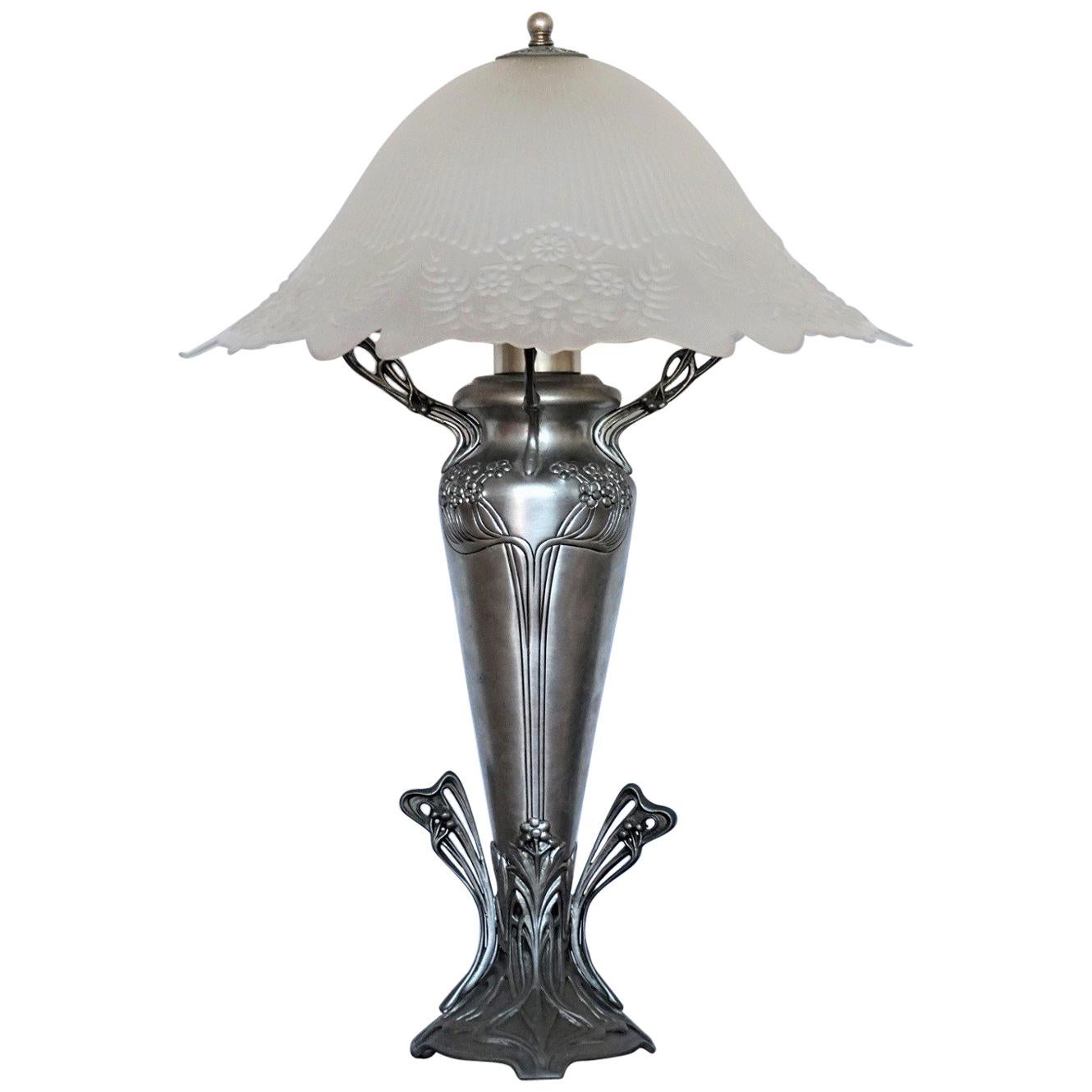 Lampada da tavolo a vaso Art Déco francese, anni '30