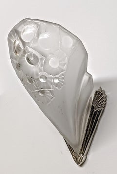 Pair of French Art Deco Wall Sconces Signed by Muller Frères