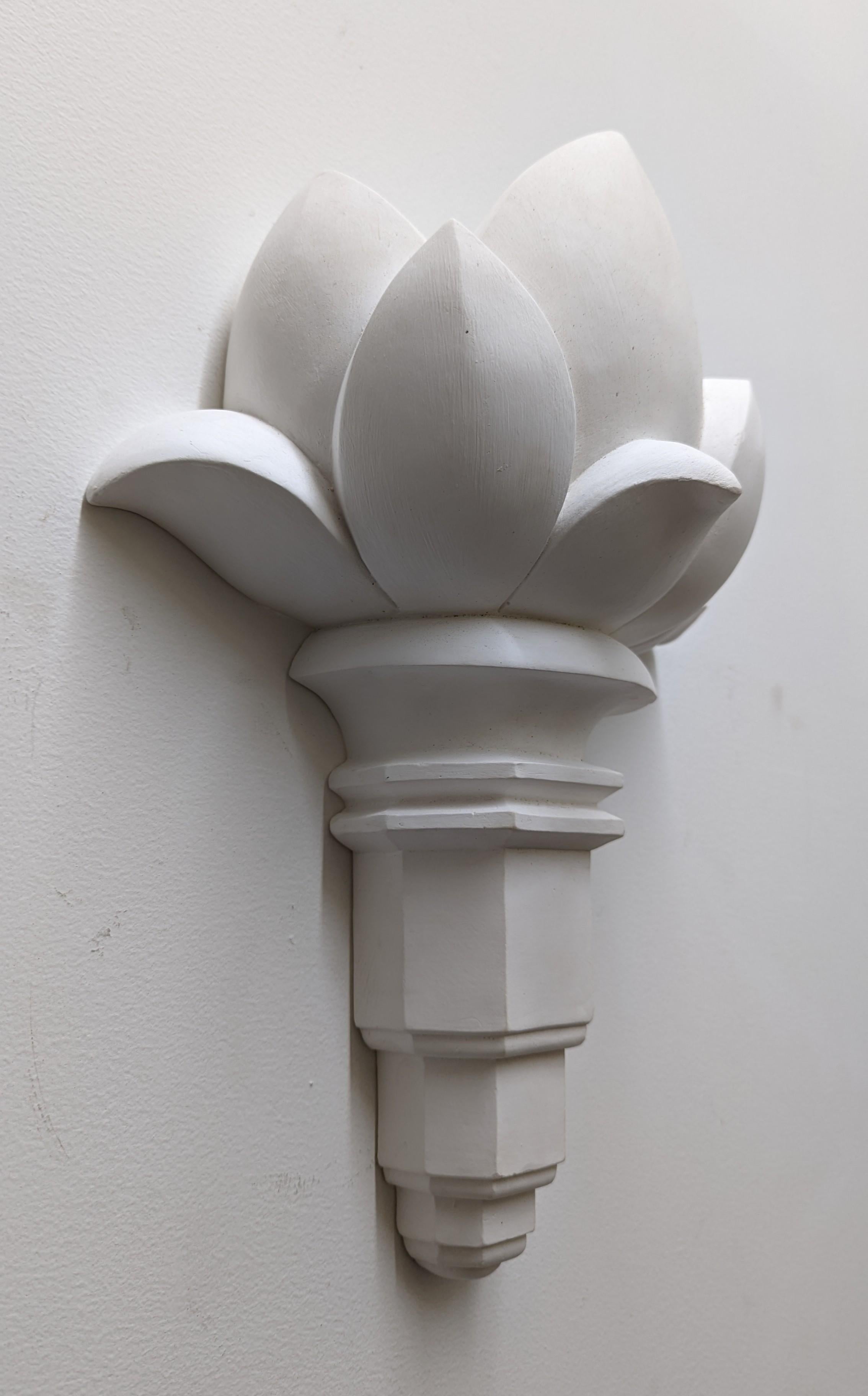 French Art Deco Wall Sconces by Bourgeois Boheme Atelier In Good Condition For Sale In Long Island City, NY