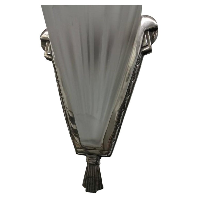 French Art Deco Wall Sconces by Sabino For Sale at 1stDibs