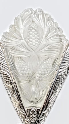 Paar französische Art Deco Wandleuchter