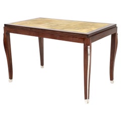 Table d'appoint Art Déco en noyer et galuchat