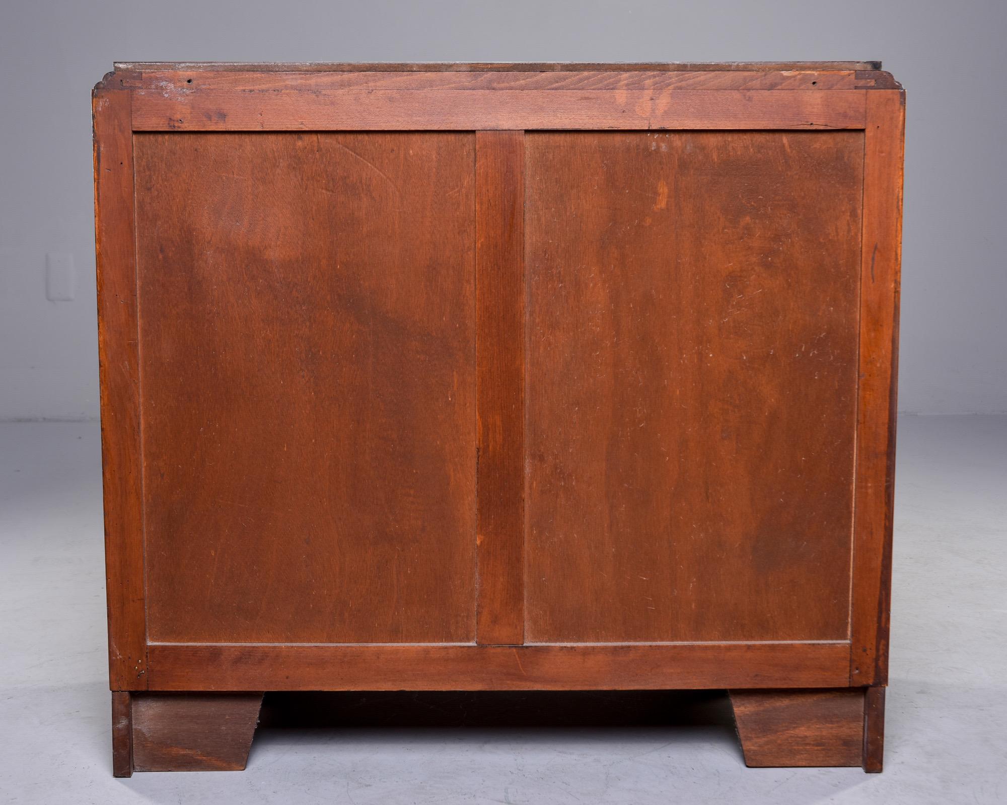 French Art Deco Walnut Chest of Drawers 2