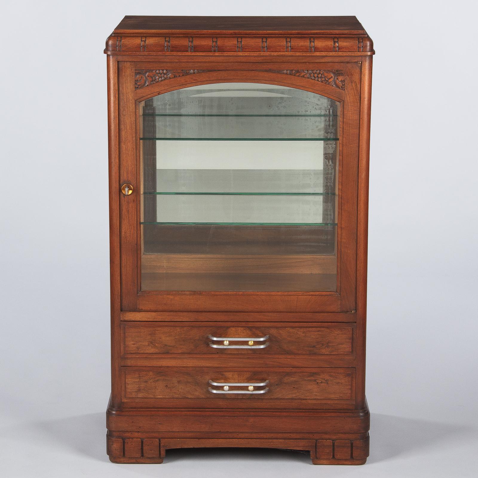 art deco display cabinet