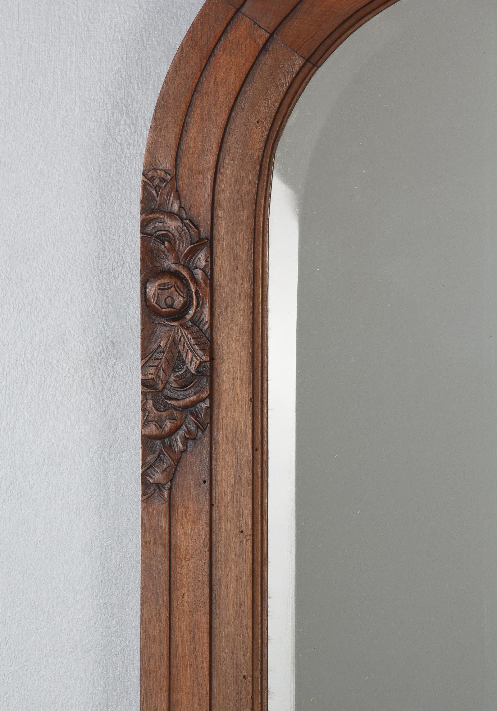 art deco beveled mirror