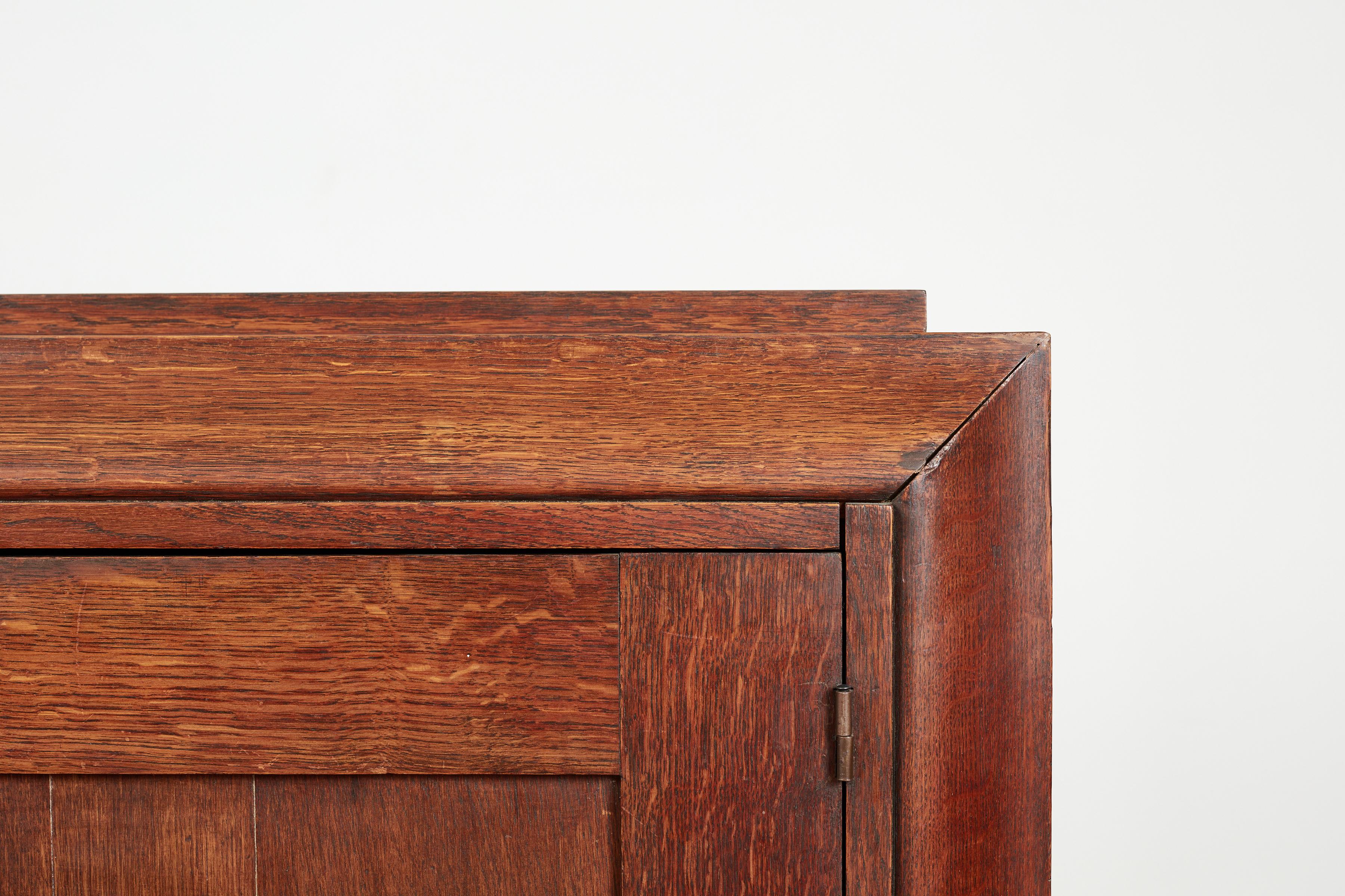 Credenza francese Art Déco in noce in vendita 4