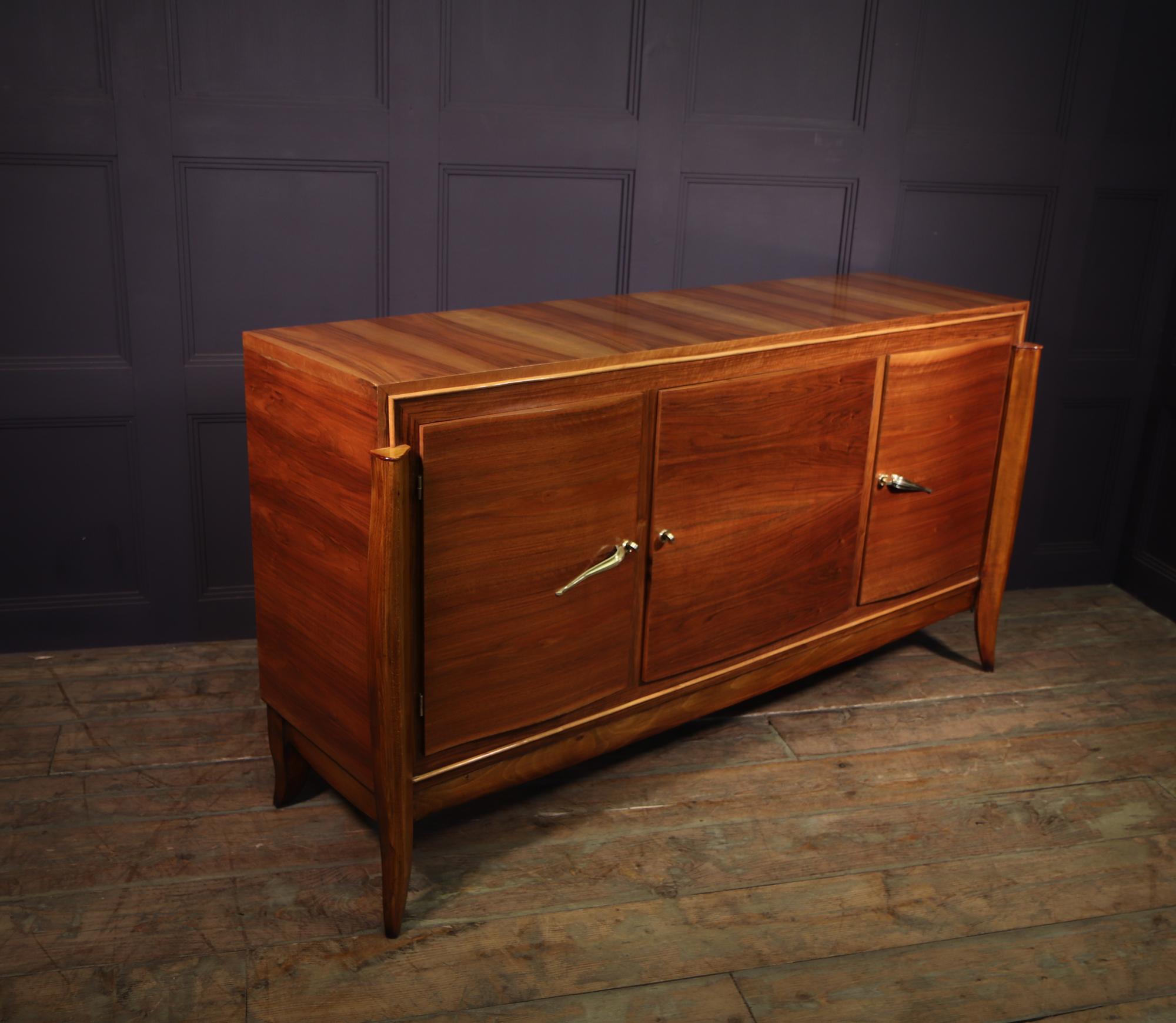 French Art Deco Walnut Sideboard 7