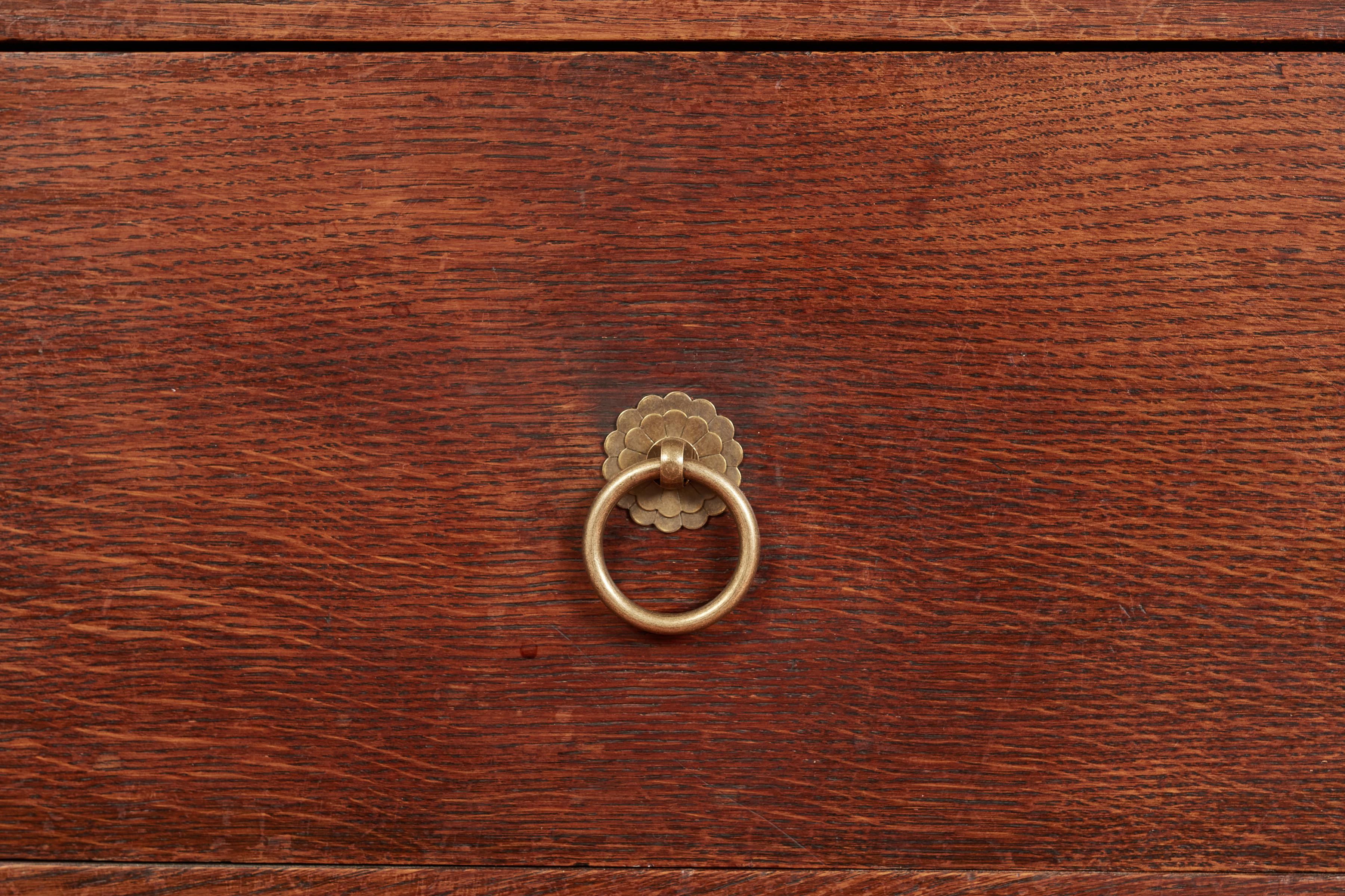 Credenza francese Art Déco in noce in vendita 6