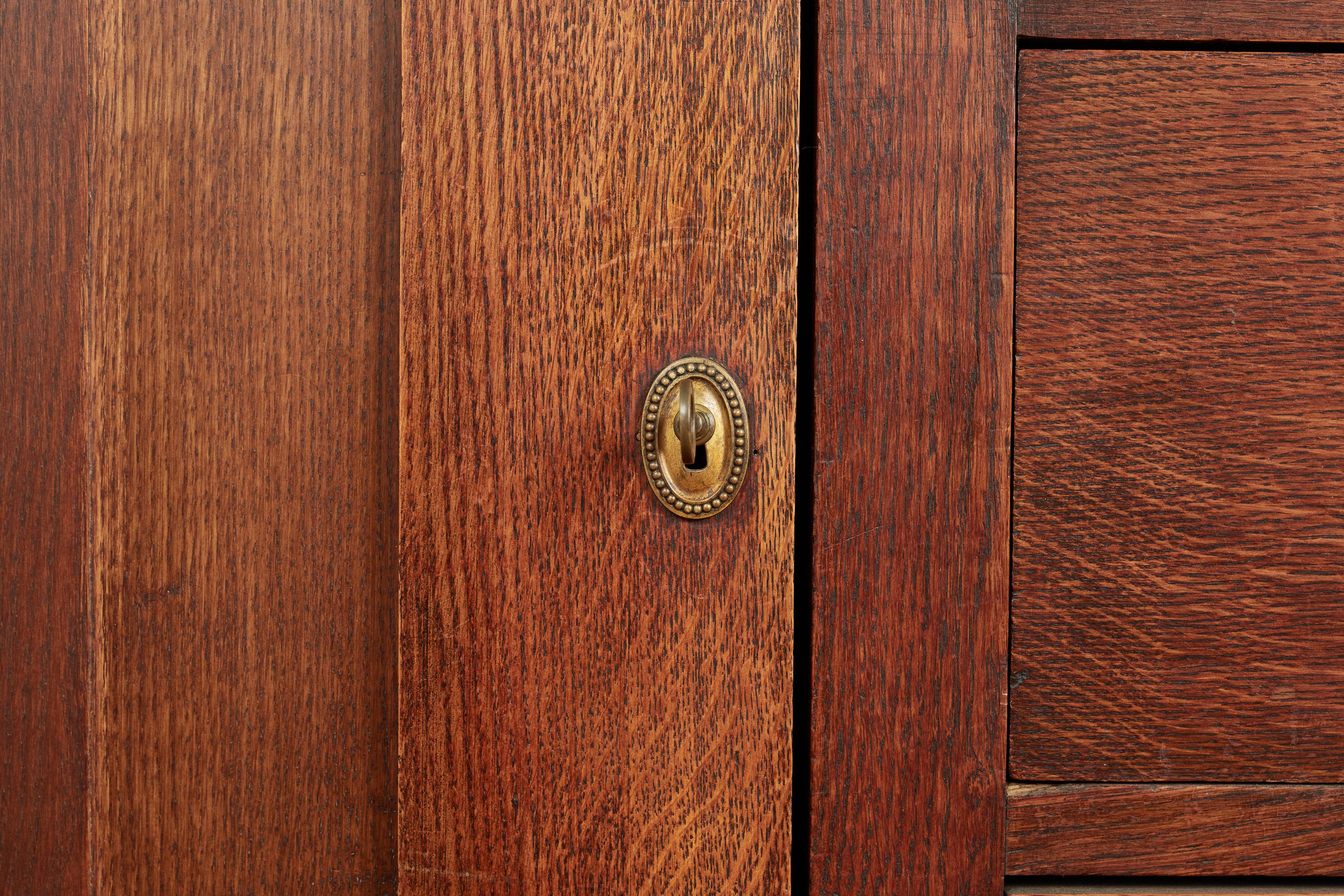 Credenza francese Art Déco in noce in vendita 7