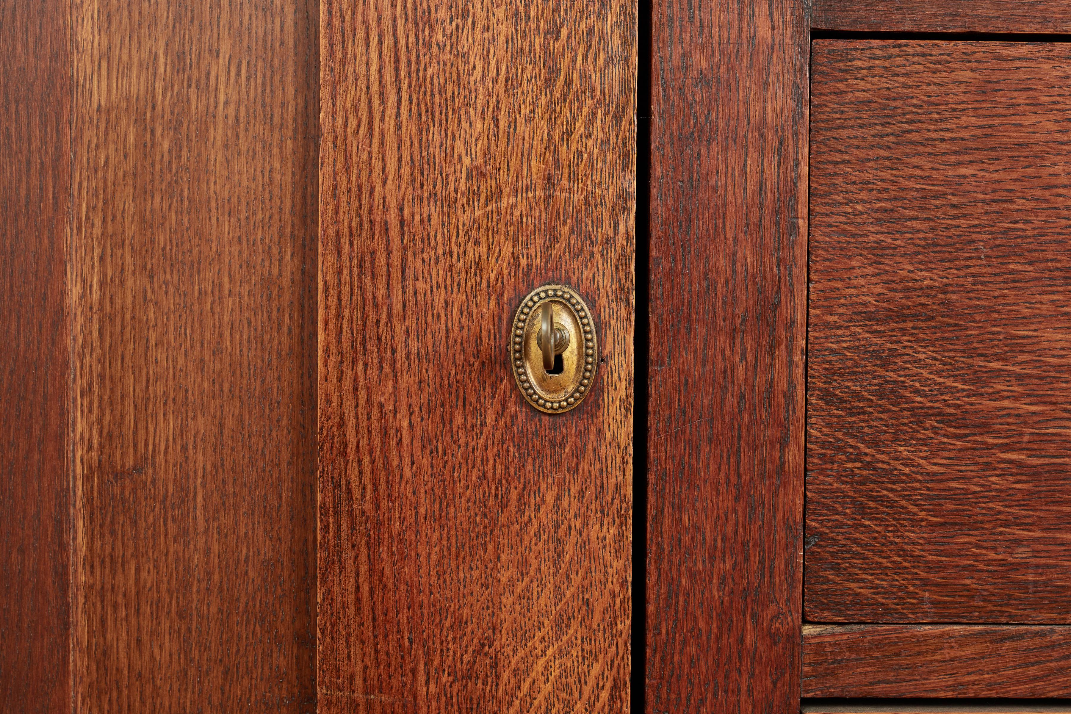 French Art Deco Walnut Sideboard  For Sale 8