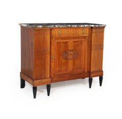 French Art Deco Walnut Sideboard