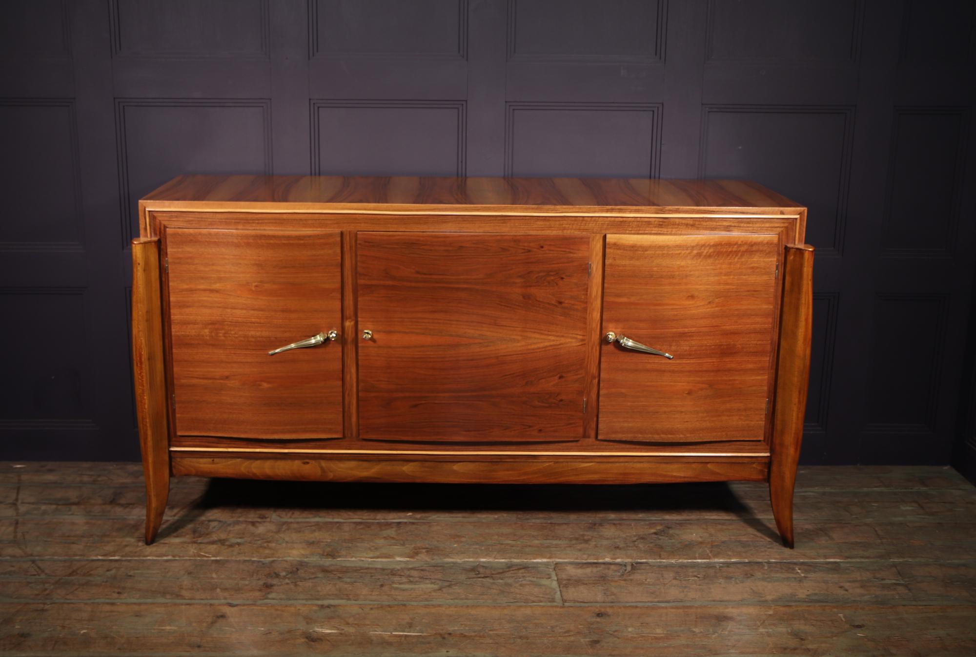 French Art Deco Walnut Sideboard 1