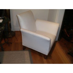 French Art Deco Walnut Club Chair or Lounge Chair Inspired by André Arbus