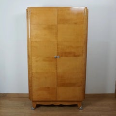French Art Deco Wardrobe Attributed to Jules Leleu