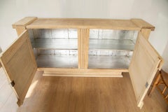 French Art Deco White Washed Oak Sideboard