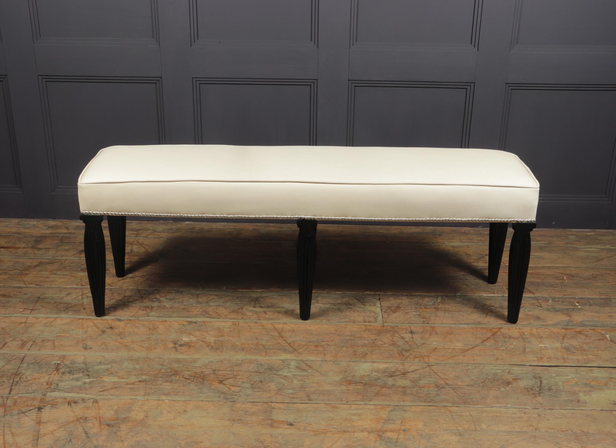 Early 20th Century French Art Deco Window Seat, c1925