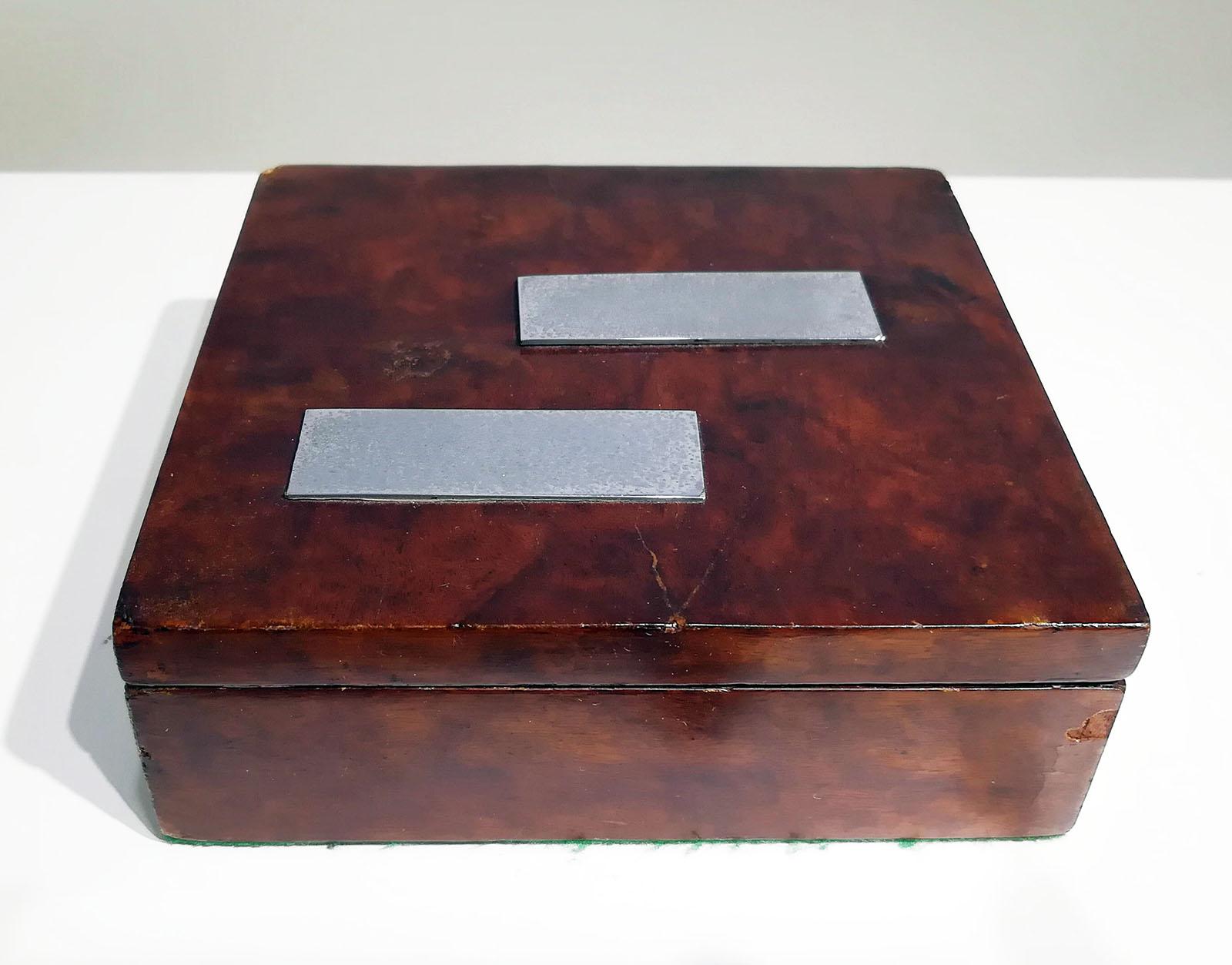 French Art Deco Wood Box, circa 1930 In Good Condition For Sale In Beirut, LB
