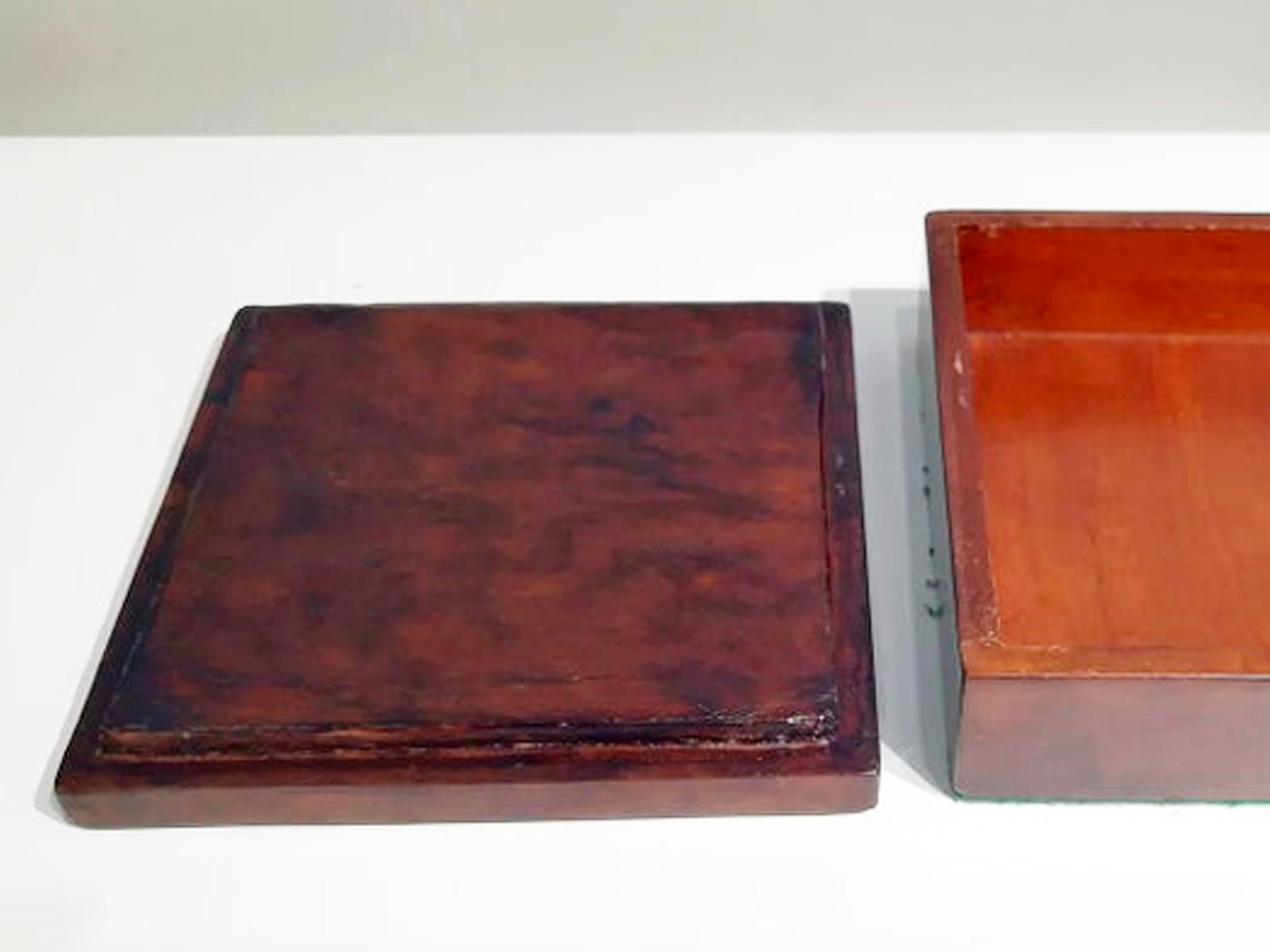 20ième siècle Boîte en bois Art Déco française, vers 1930 en vente