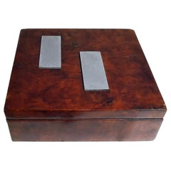 Caja de Madera Art Decó Francesa, circa 1930