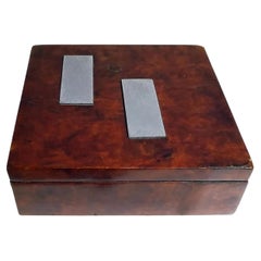 Caja de Madera Art Decó Francesa, circa 1930