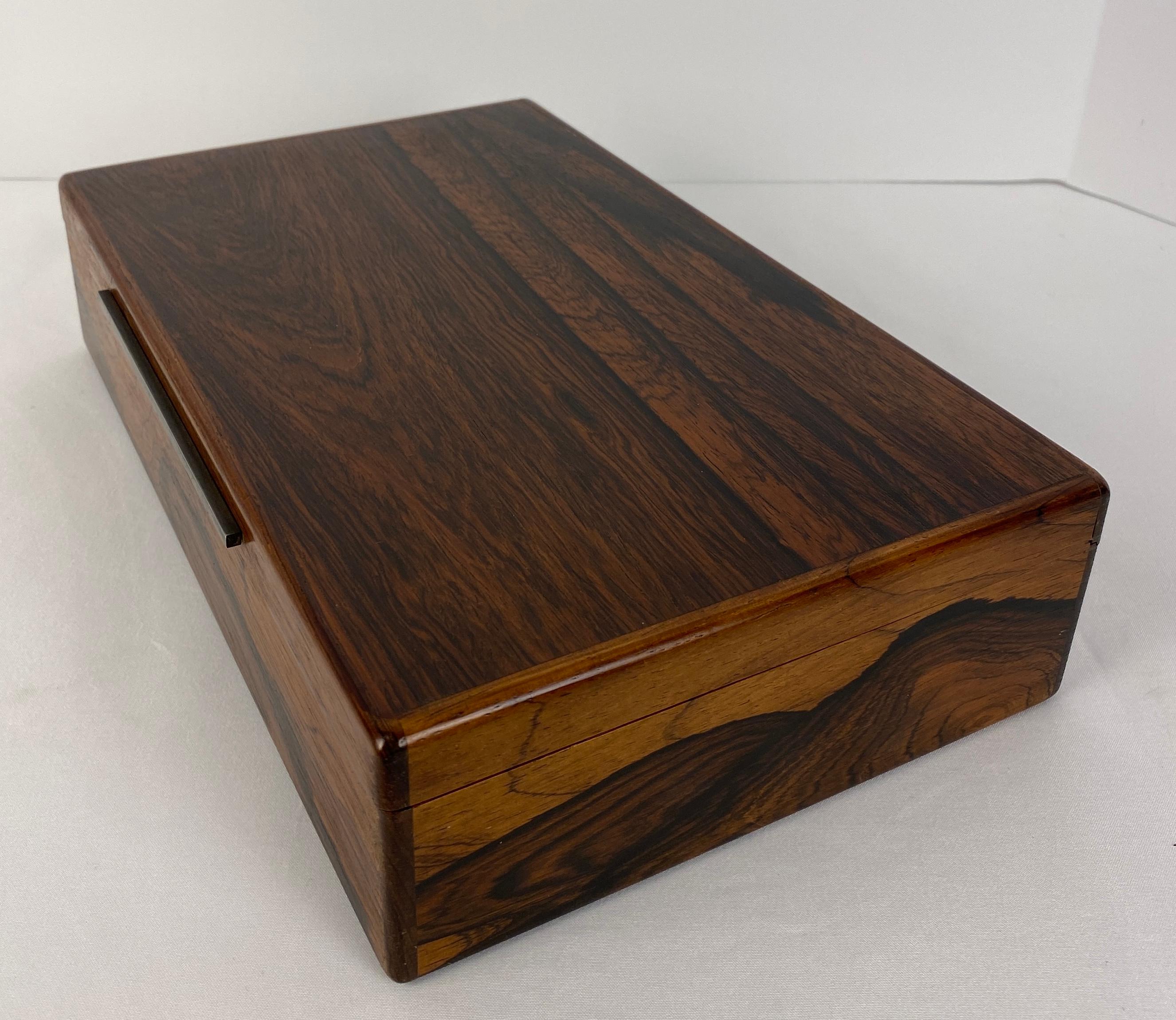 French Art Deco Wooden Jewelry Box 1
