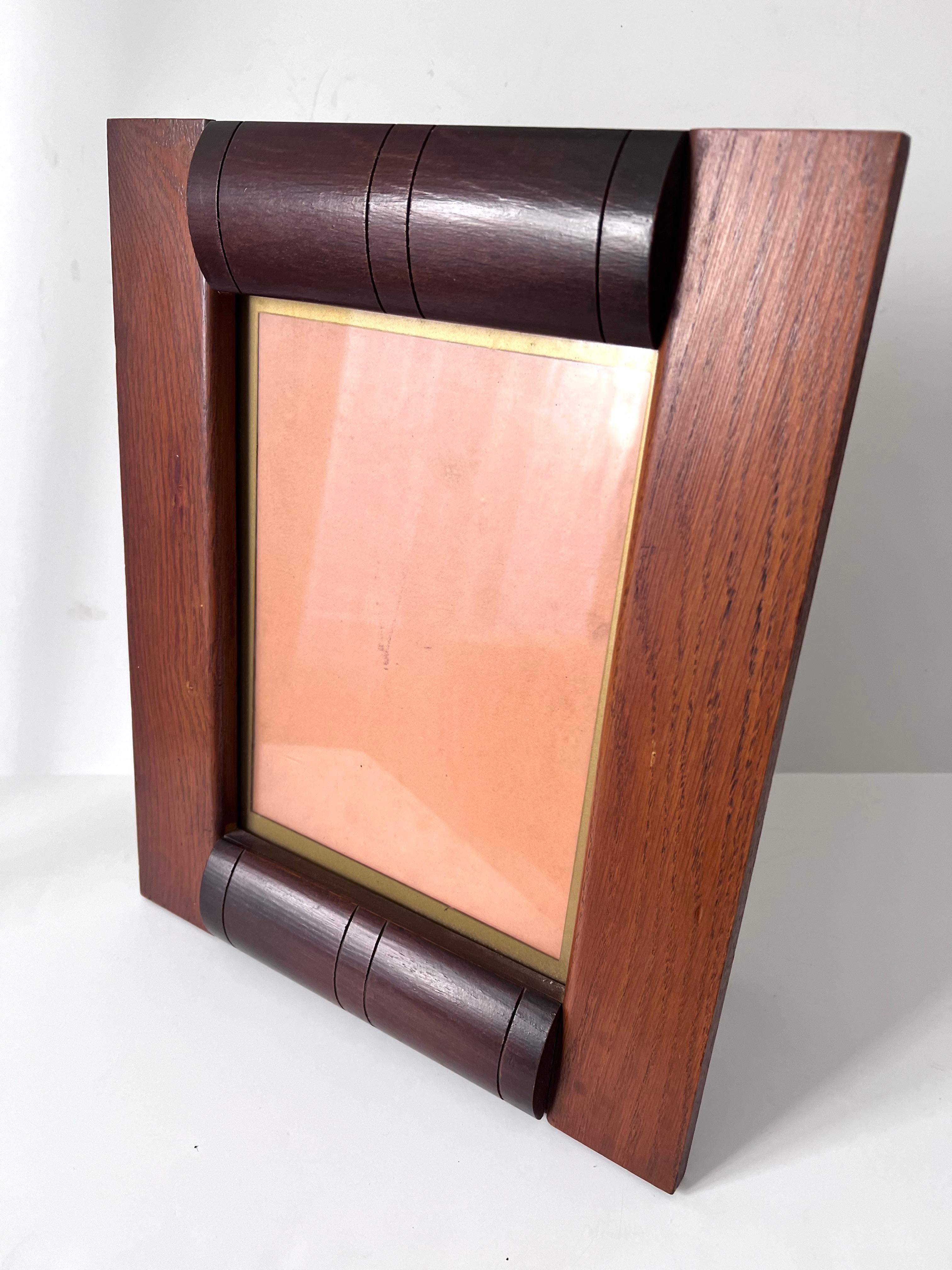French Art Deco Wooden Picture Frame For Sale 1