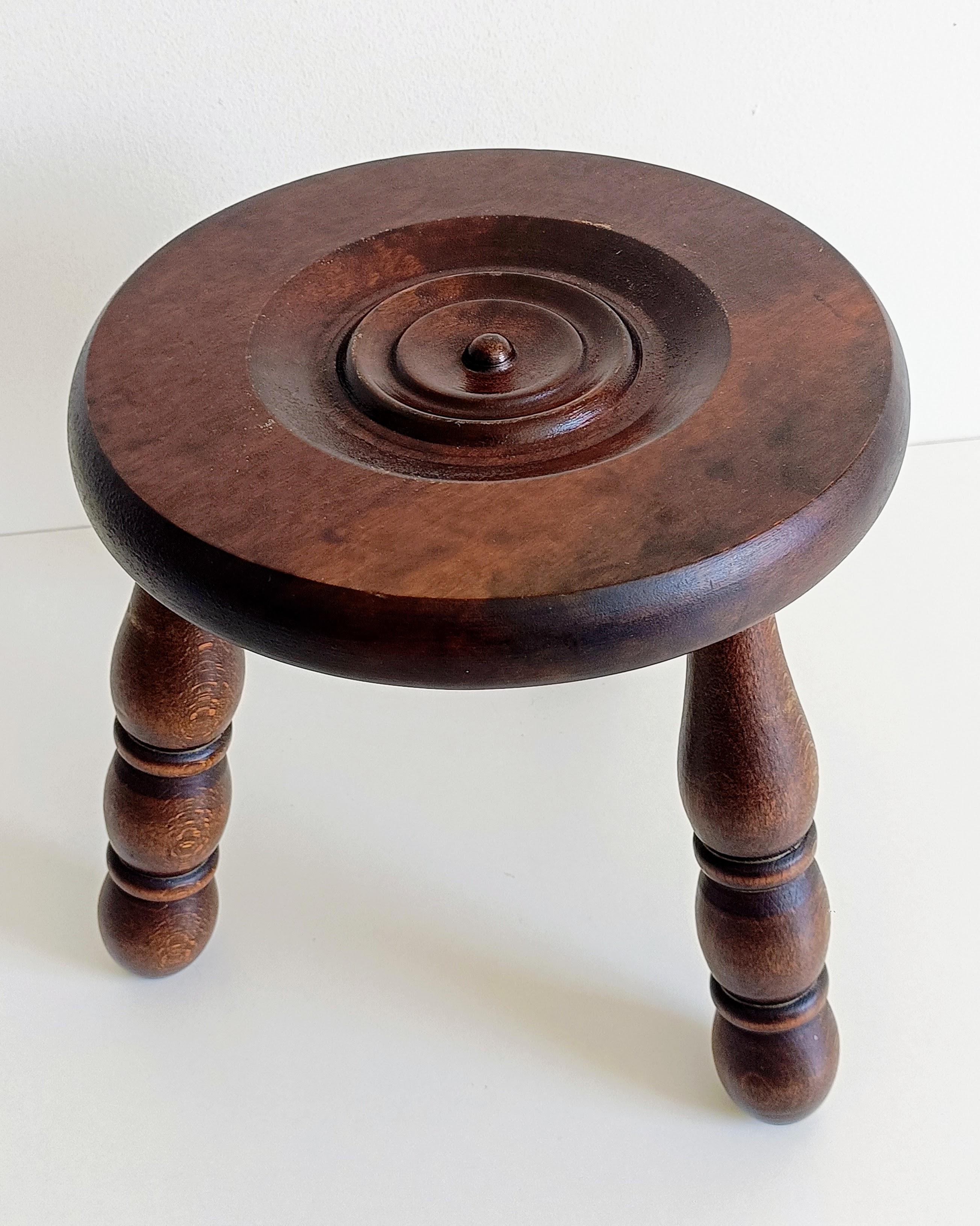 Tabouret ou table d'appoint Art déco français dans le style de Charles Dudouyt en vente 4
