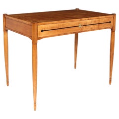French Art Deco Writing Desk in Sycamore