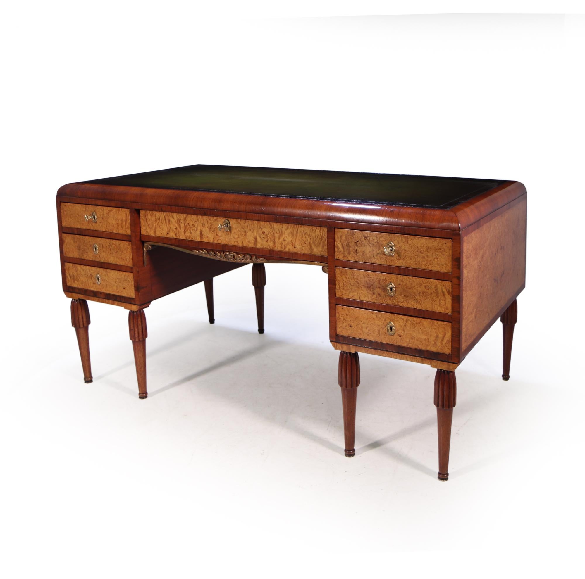 French Art Deco Writing Table by Maurice Dufrene In Excellent Condition In Paddock Wood Tonbridge, GB