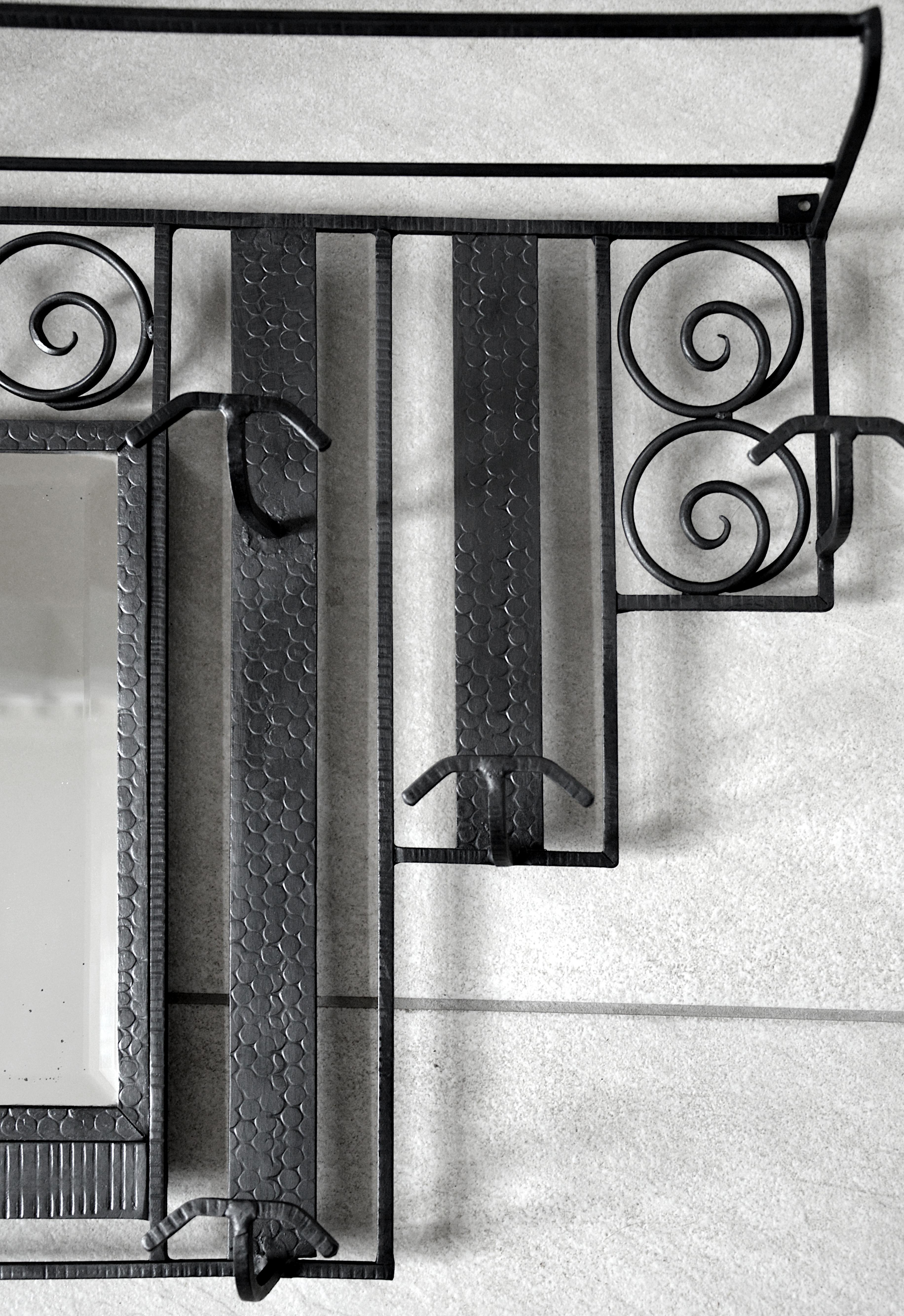 wrought iron pegs