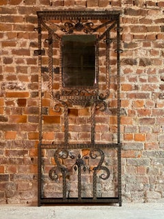 French Art Deco Wrought Iron Coat Stand Hall Stand France, circa 1930s