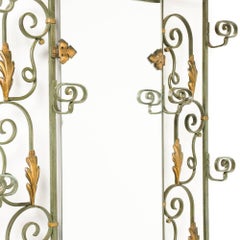 French Art Deco Wrought Iron Hallstand