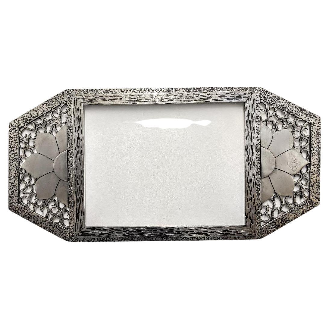 French Art Deco Wrought Iron Mirror