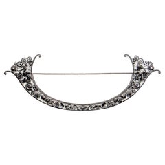 French Art Deco Wrought Iron Mirror Frame