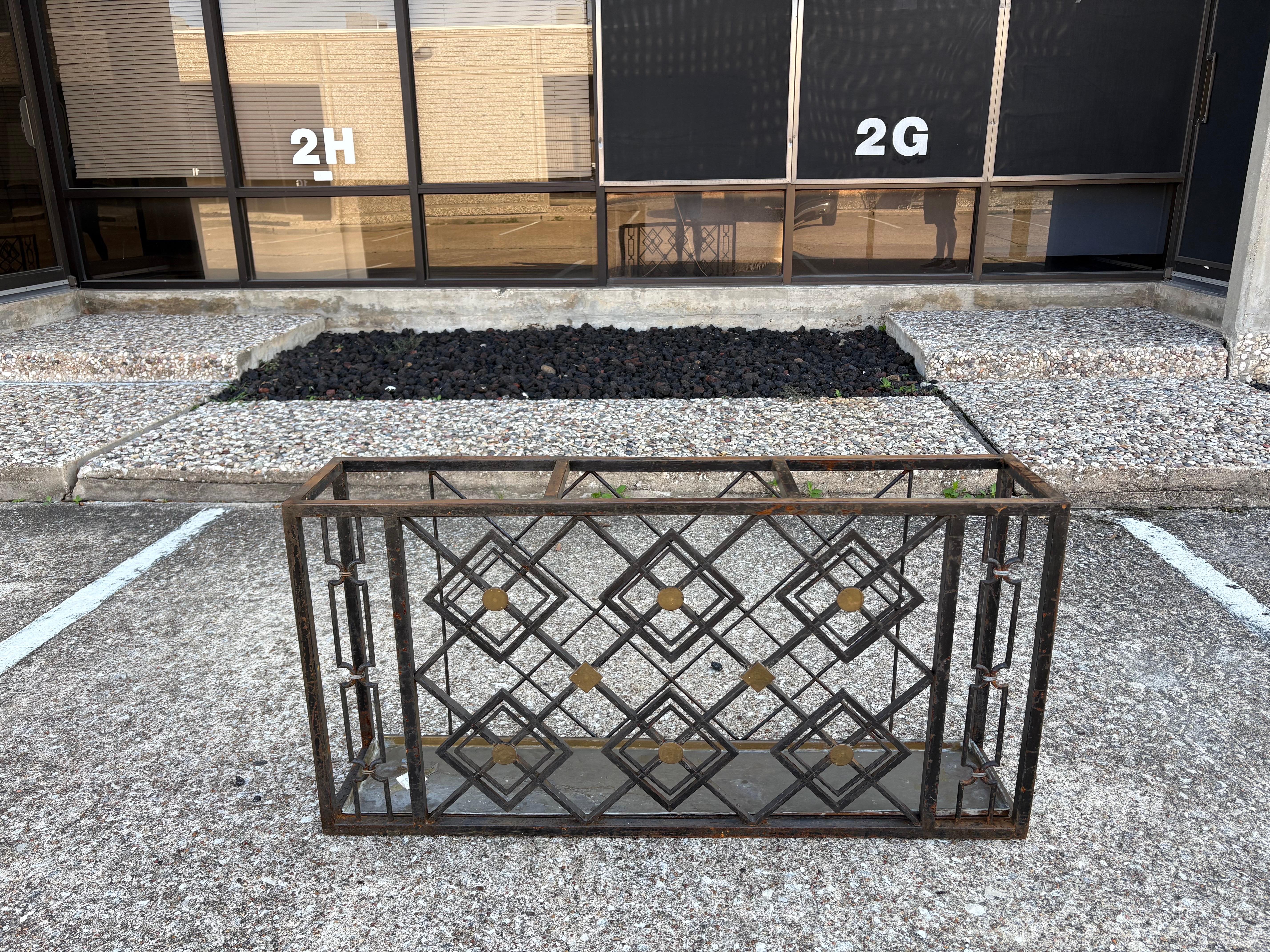 Portaombrelli francese in ferro battuto Art Deco in vendita 3