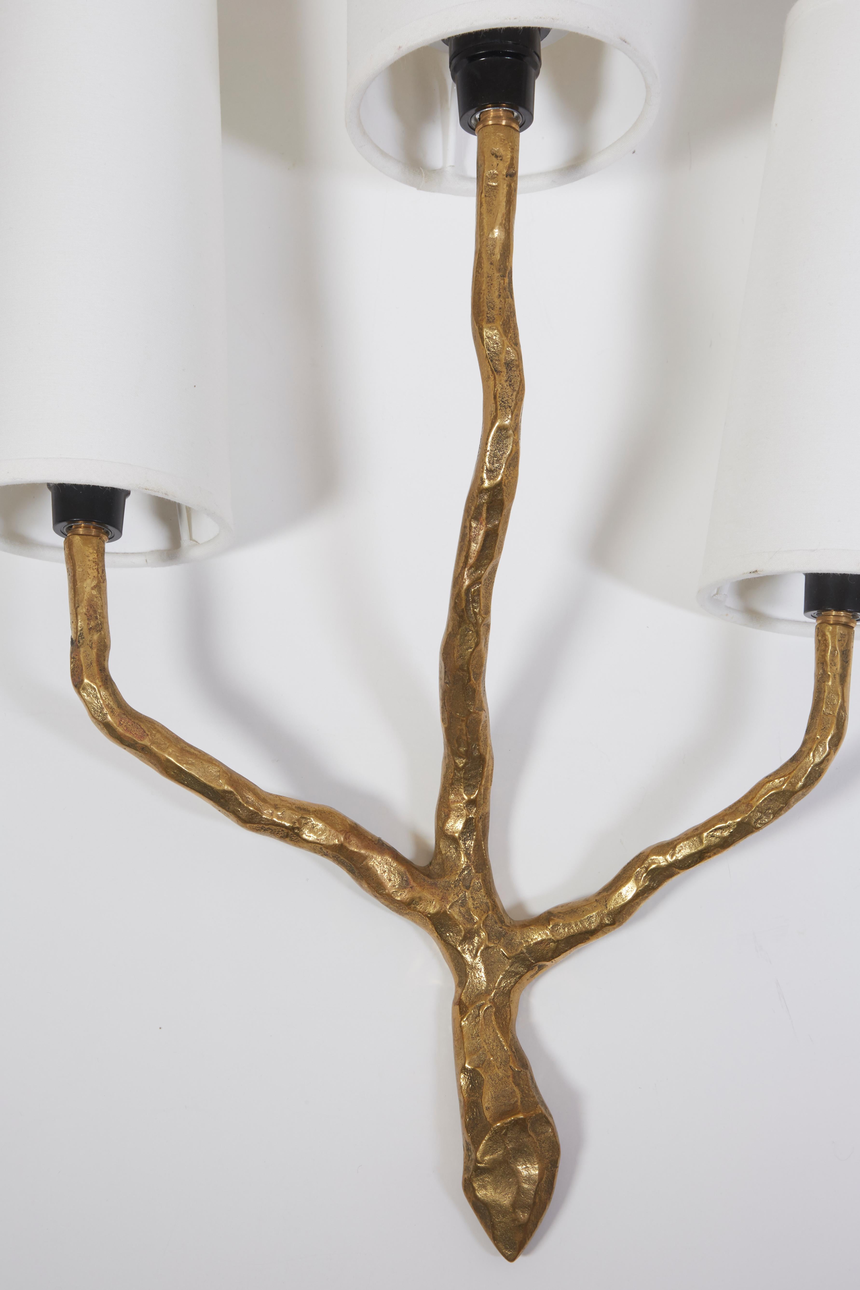 Mid-Century Modern French Art Decorative wall sconces by Maison Arlus