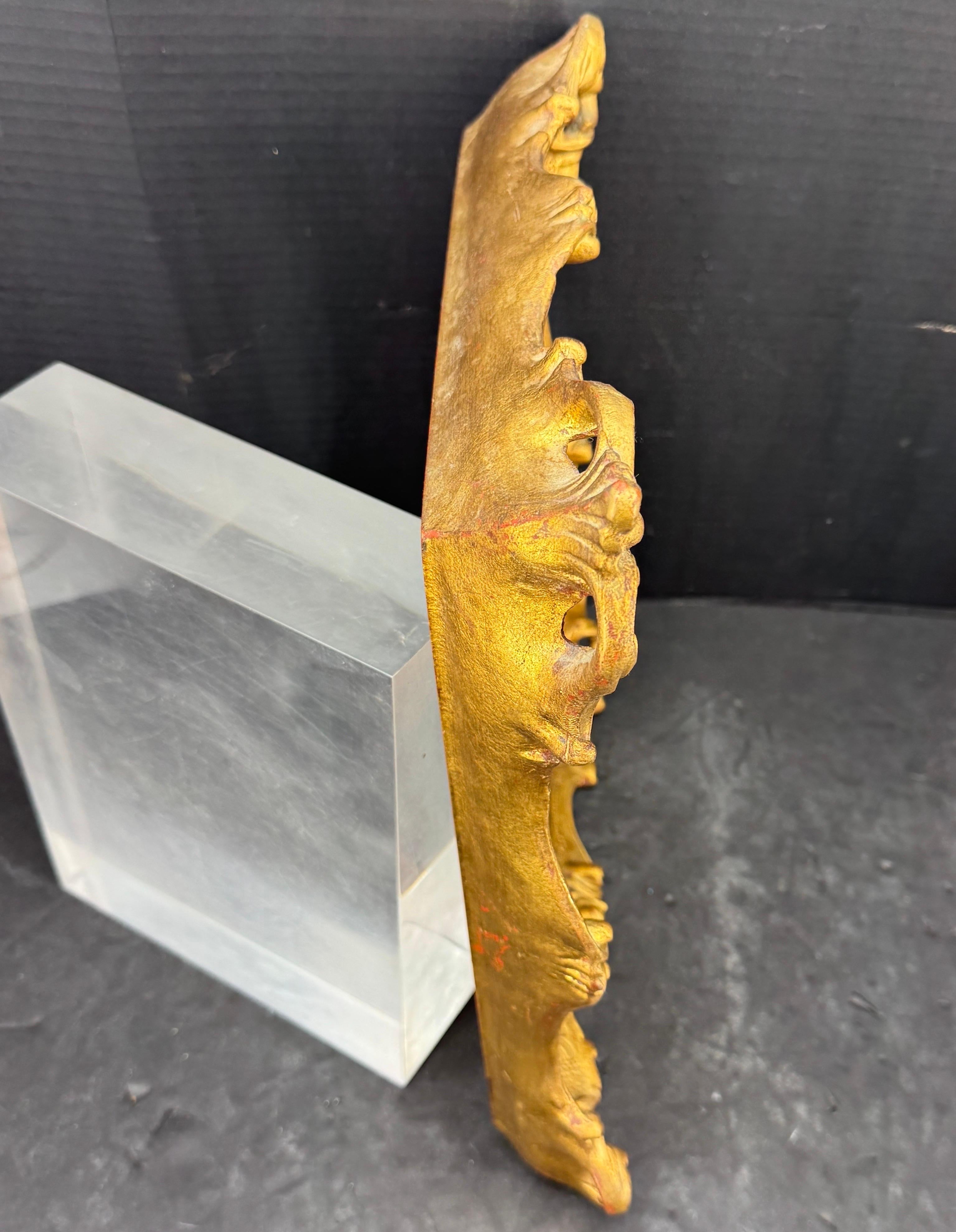 20th Century French Art Frame In the Style of Rococo Rectangular Gold Gilded For Sale