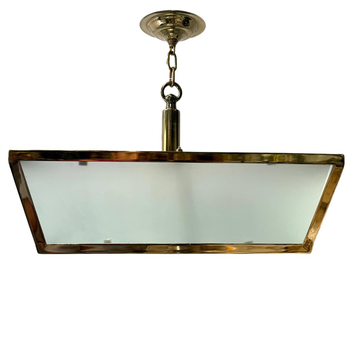 italien Lights carrés en verre d'art français en vente
