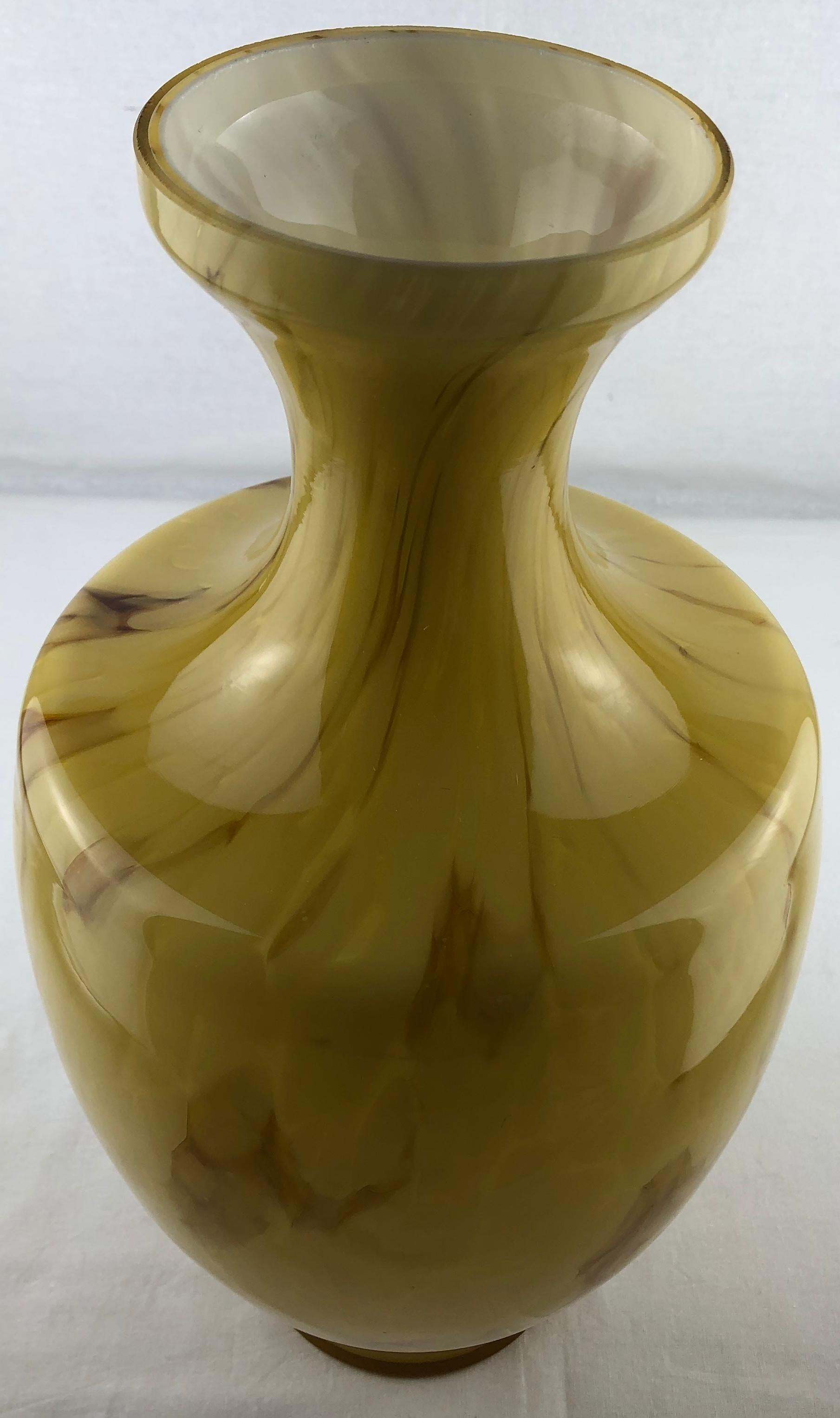 French Art Glass Vase, Mid-20th Century 2