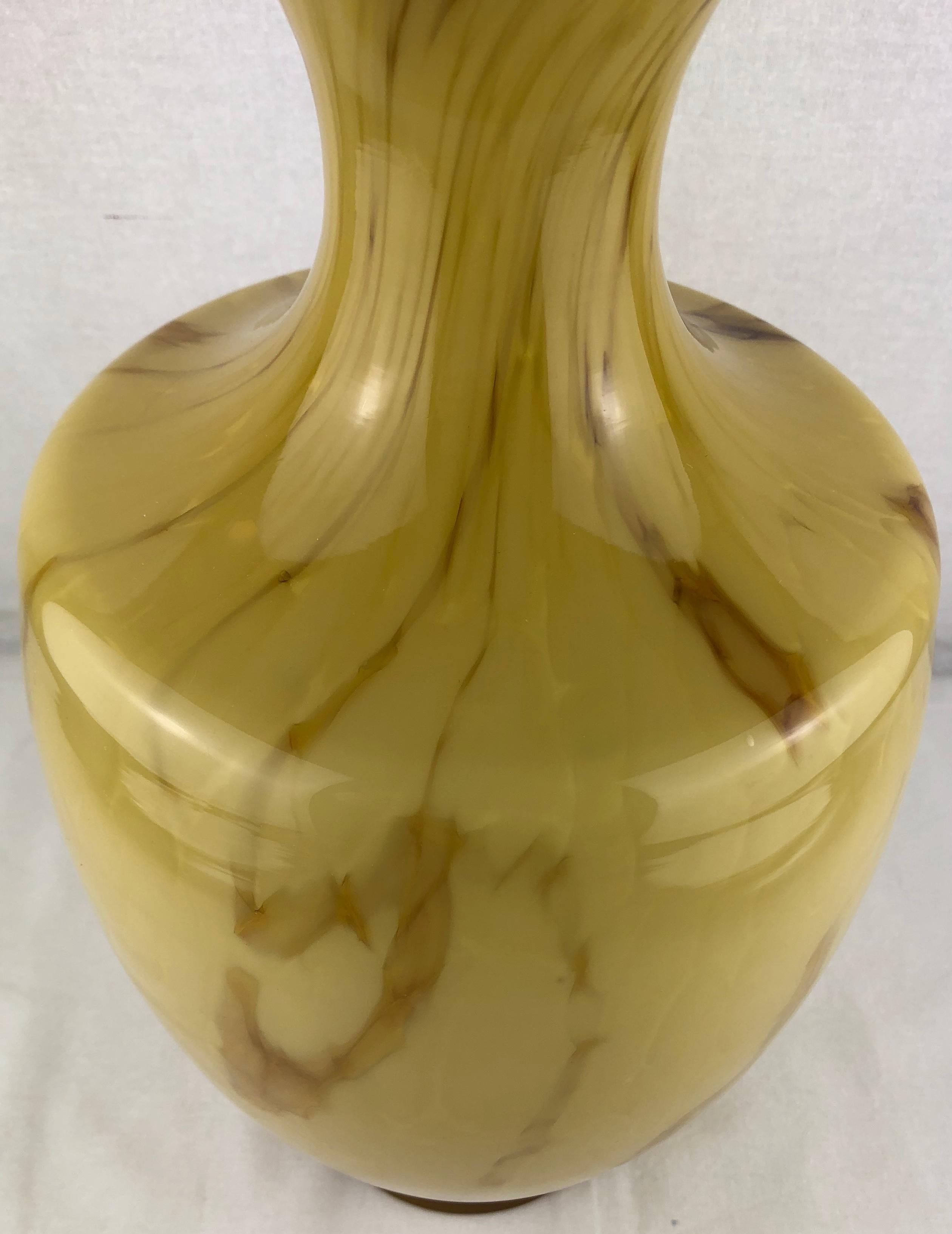 French Art Glass Vase, Mid-20th Century 5