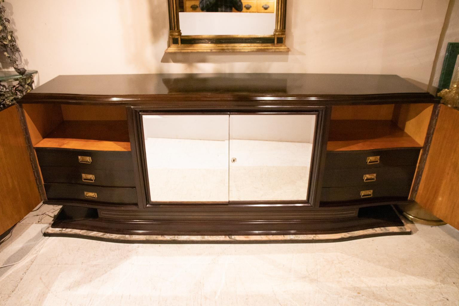 French Art Modern Credenza For Sale 1