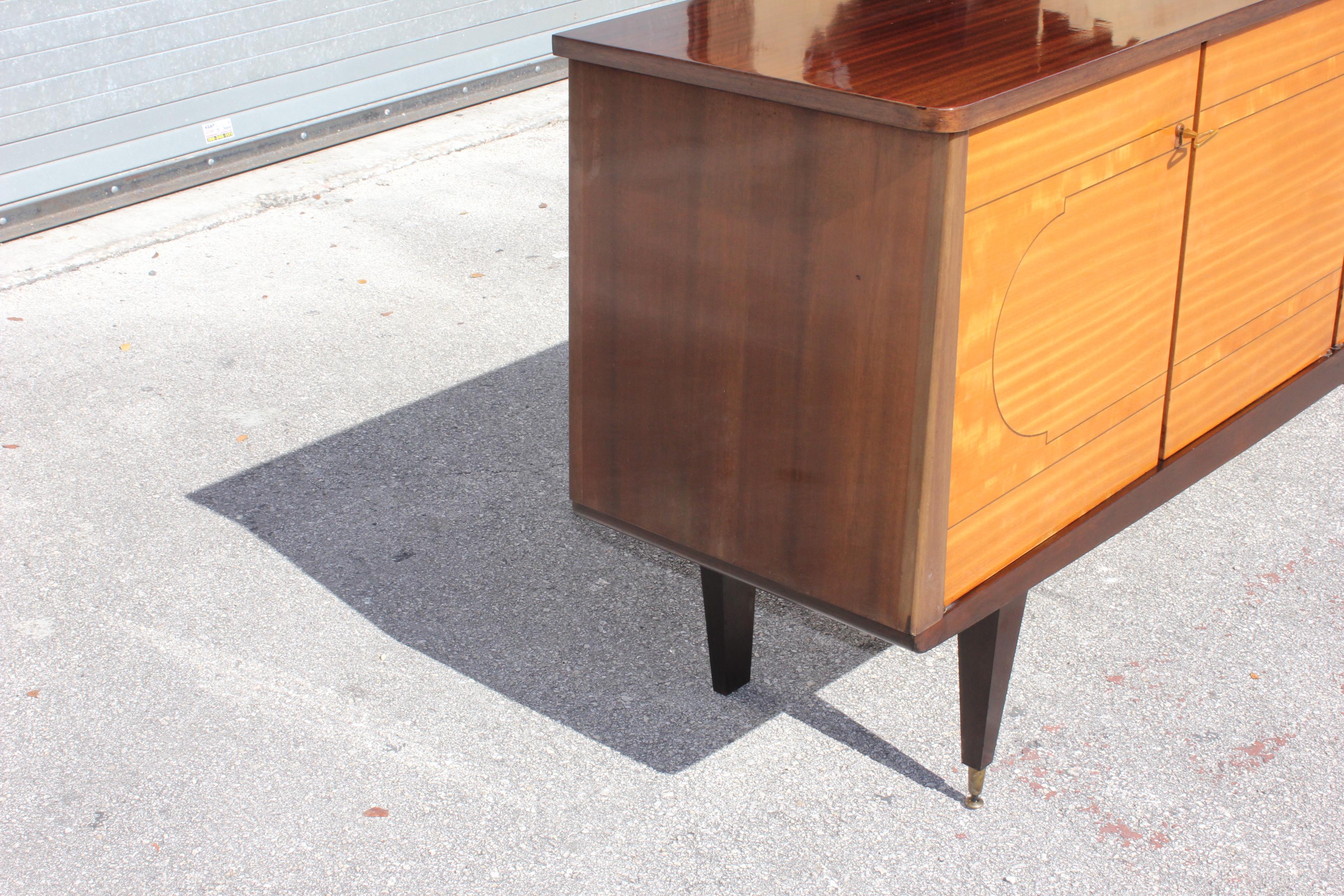 French Modern Mahogany Sideboard / Buffet / Credenzas 3