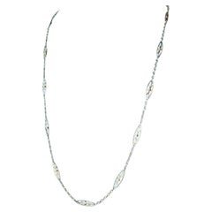 French Art Nouveau 18k Gold Chain
