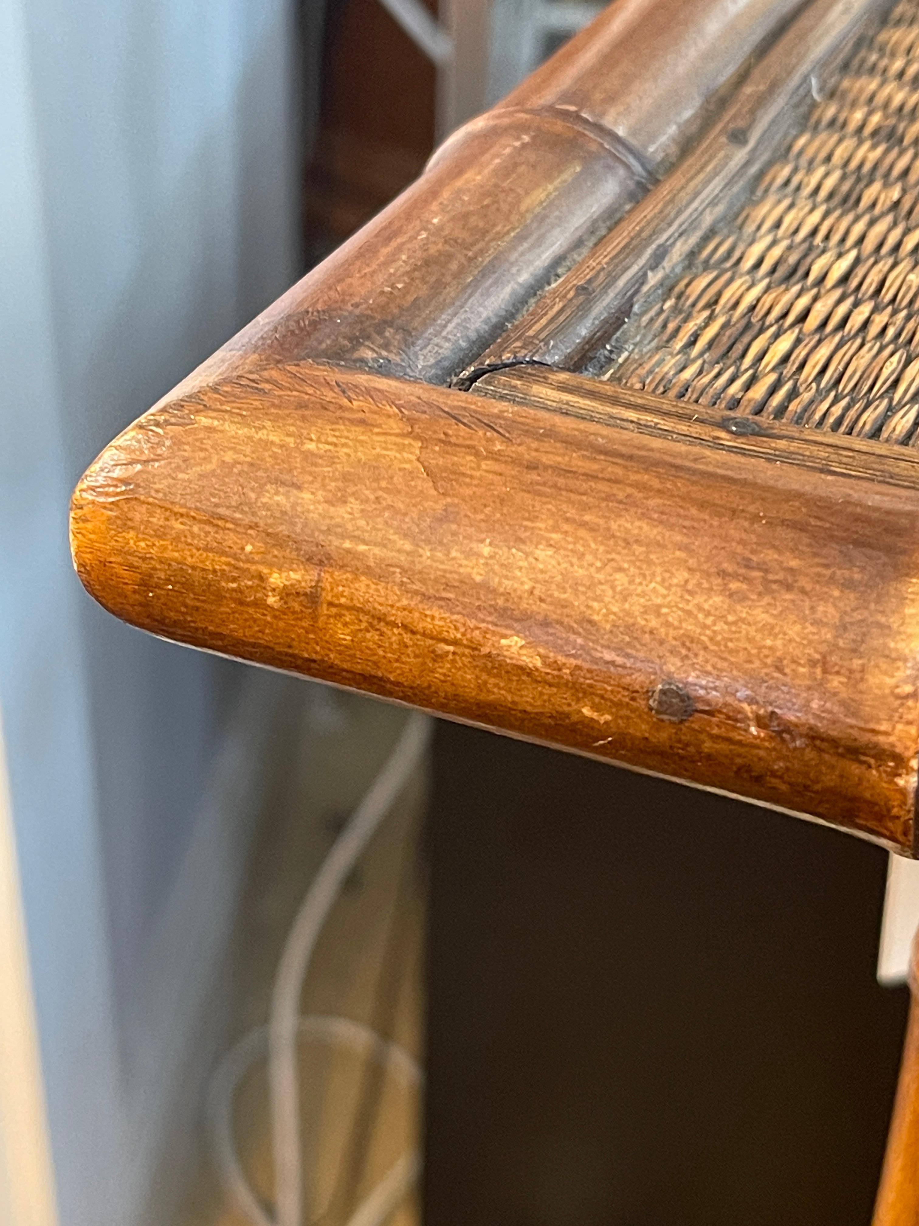 French Art-Nouveau Bamboo Center Table or Tea Table, 1890-1910 in vendita 2