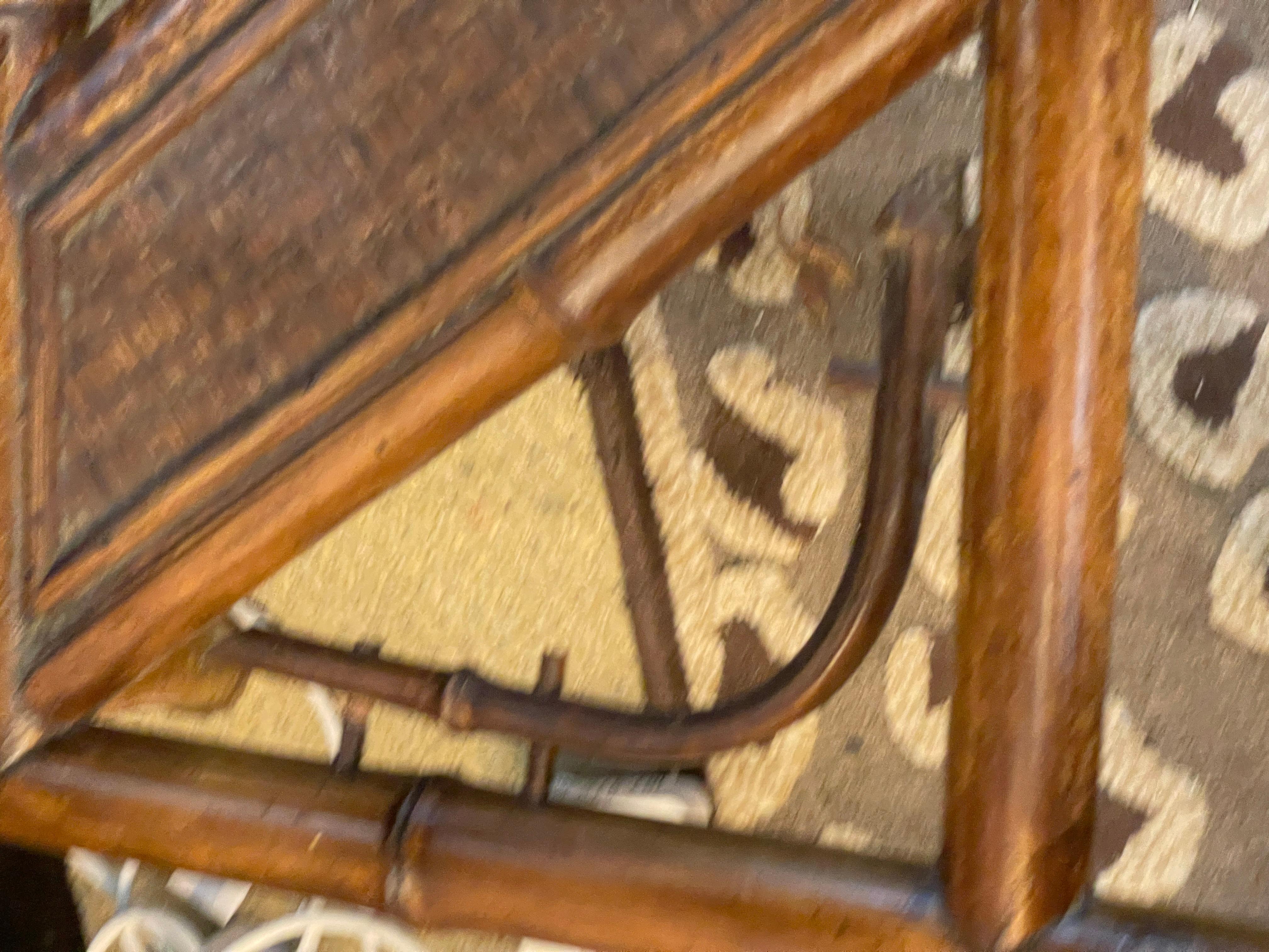French Art-Nouveau Bamboo Center Table or Tea Table, 1890-1910 in vendita 4