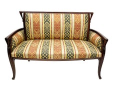 French Art Nouveau bench, sofa by Louis Majorelle, 1900-1910