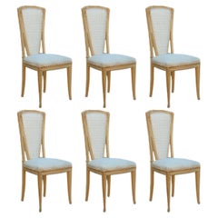 French Art Nouveau Boucle' Dining Chairs after Louis Majorelle