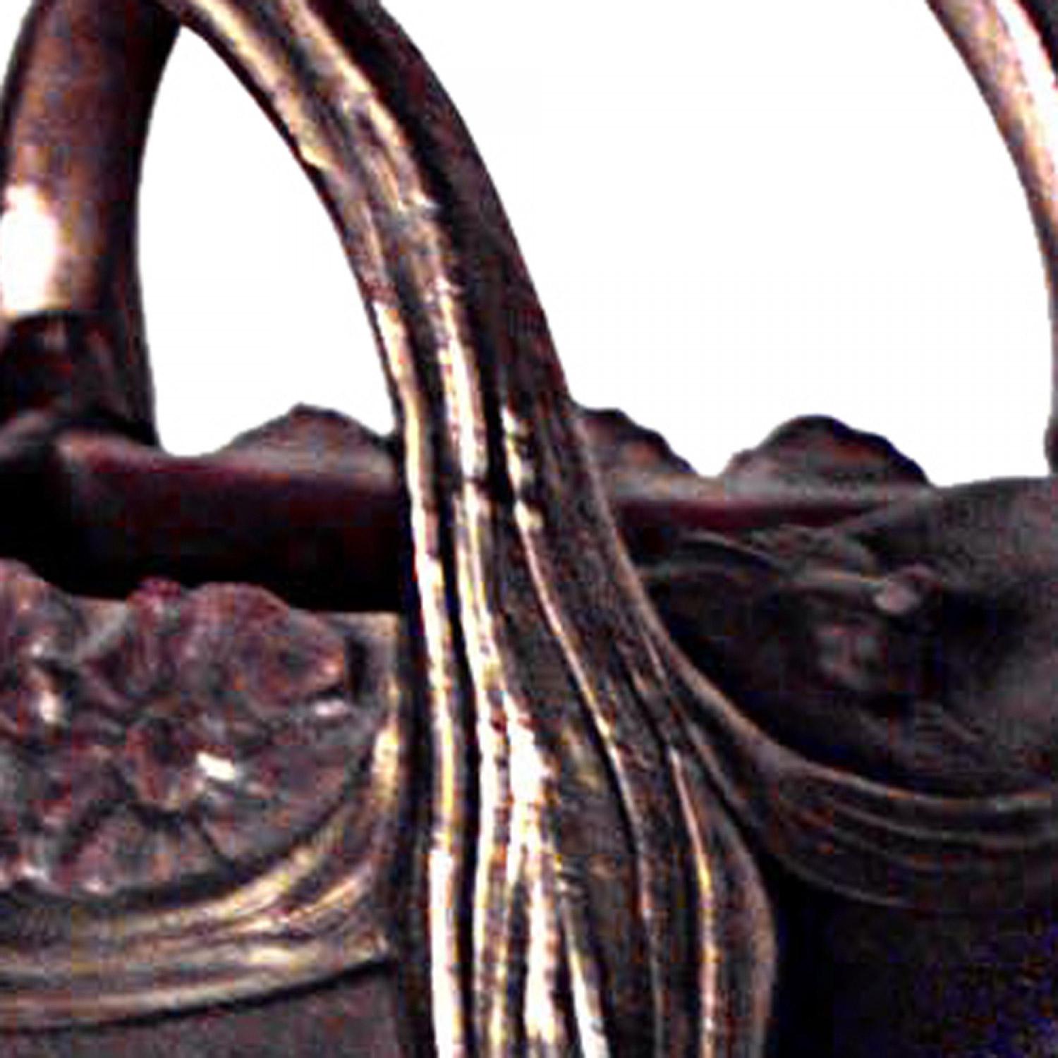 French Art Nouveau Bronze and Gilt Le Normand Vase In condizioni buone in vendita a Queens, NY